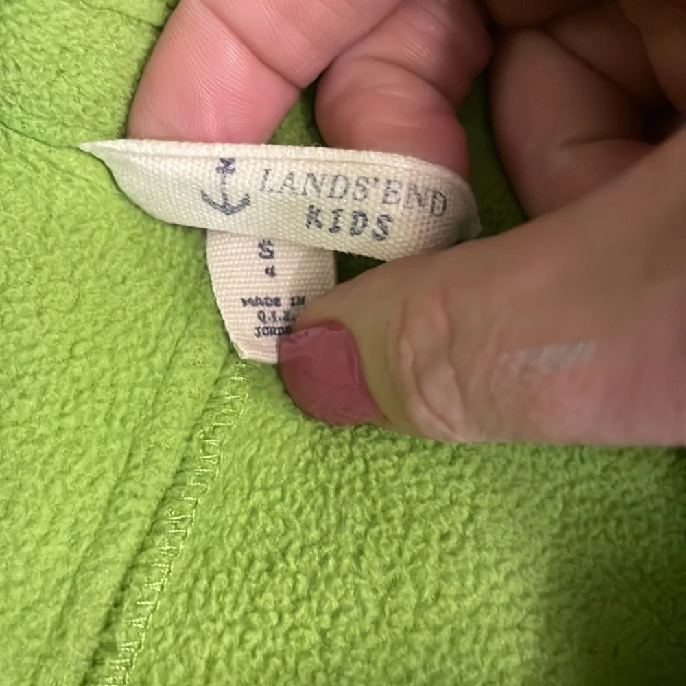 Kids fleece pea coat.